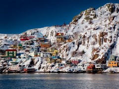 St. John's, the Battery in winter